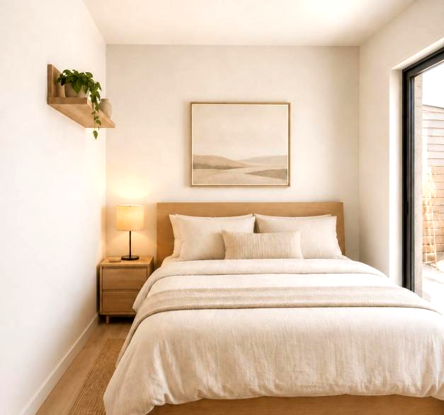Modular home bedroom